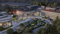 Aerial view of “The One” Westchester building.